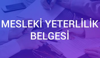 Mesleki Yeterlilik Belgesi